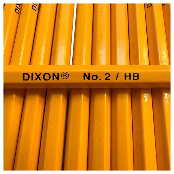 Vintage Dixon No. 2 HB Pencils Lot of 16 unused - Picture 2 of 4